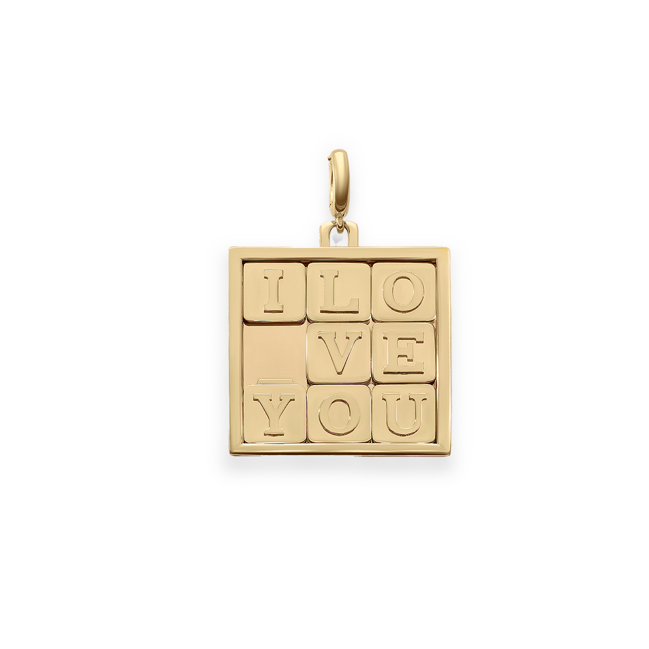 Bruno Yellow Gold Puzzle Pendant