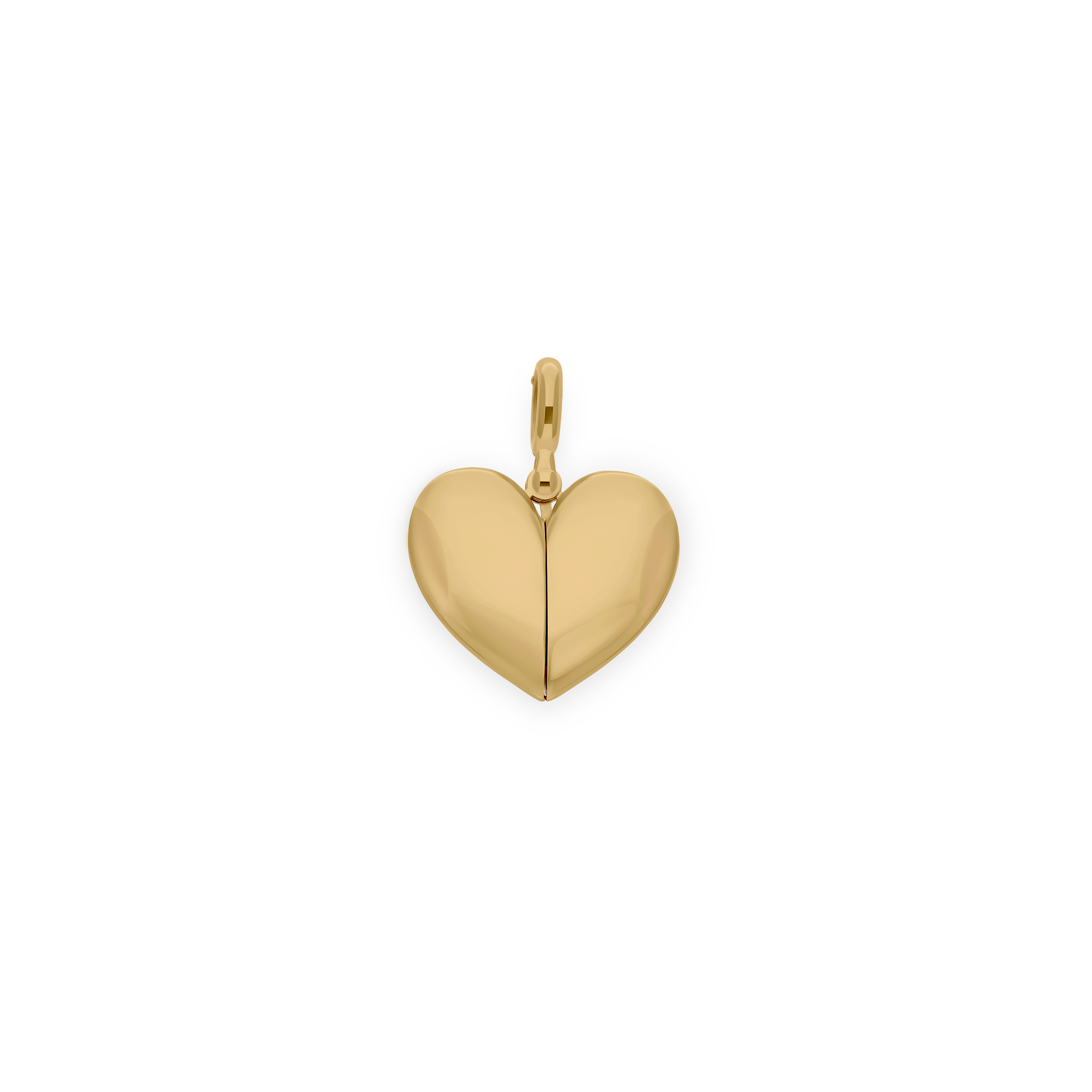 Paulette Yellow Gold Baby "Open Heart" Pendant